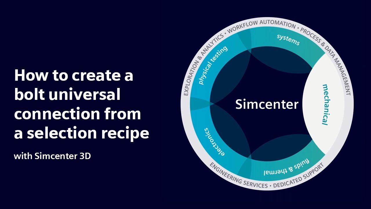 HOW TO | How to create a bolt universal connection with Simcenter 3D | Tutorial 