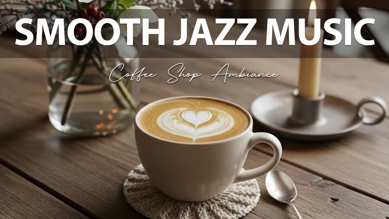 Smooth Jazz Music ~ Coffee Shop Ambiance Music & Exquisite Bossa Nova Piano for Good Mood