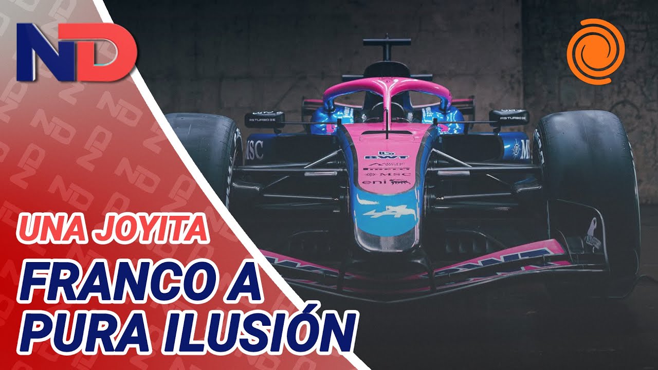 As&iacute; es el nuevo AUTO de Franco Colapinto para la nueva temporada 2026 de la F&oacute;rmula 1
