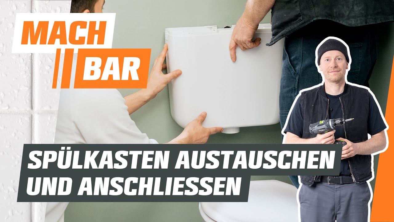 Sp&uuml;lkasten austauschen und anschlie&szlig;en | OBI