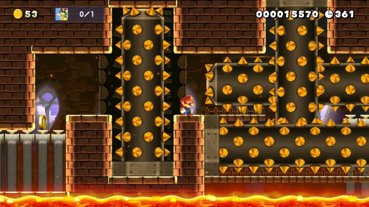 Traditional Final Bowser Castle - Super Mario Maker 2