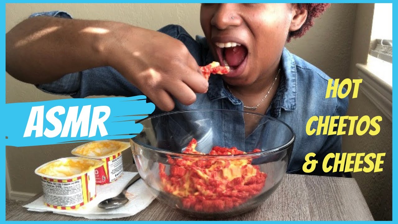 ASMR Mukbang FLAMIN HOT CHEETOS & CHEESE | No Talking Just Eating | EXTREME CRUNCH