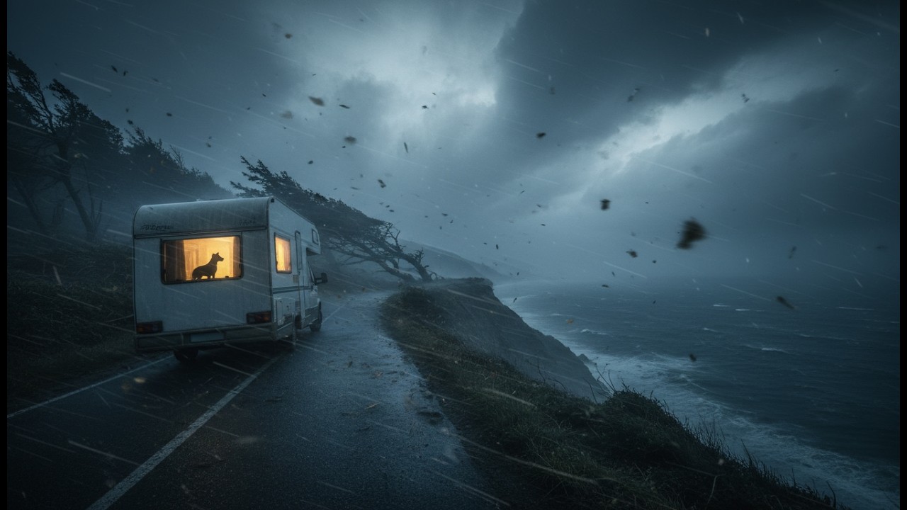 TRAPPED IN 80MPH WINDS: My Van Nearly FLIPPED With My Dog Inside! | Scariest Van Life Nightmare