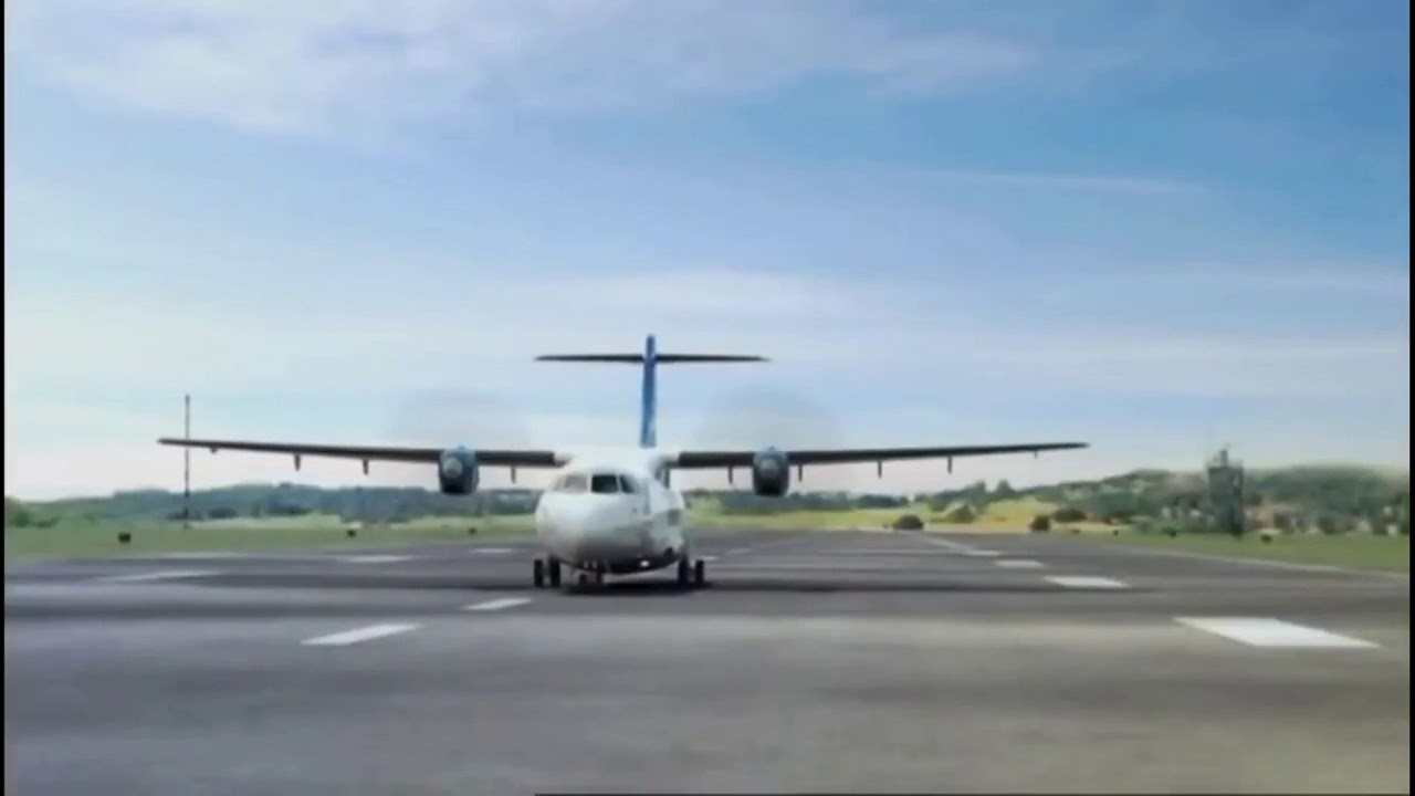 Tuinter flight 1153 - Crash animation