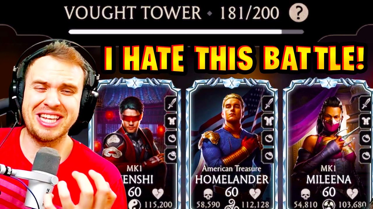 Battle 181 in Vought Tower in MK Mobile! Homelander is SO ANNOYING!
