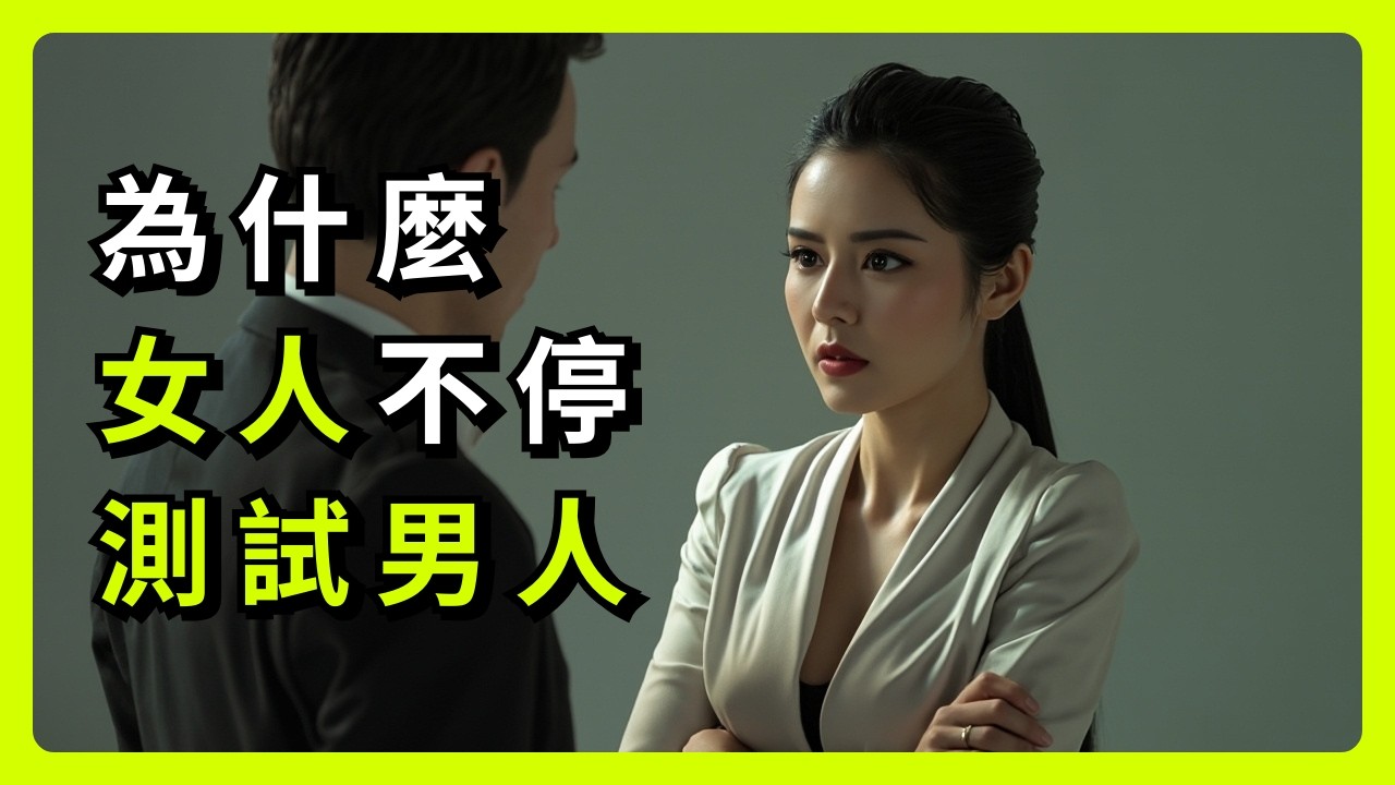 為什麼女人不停「測試」男人？ #情感 #愛情 #關係
