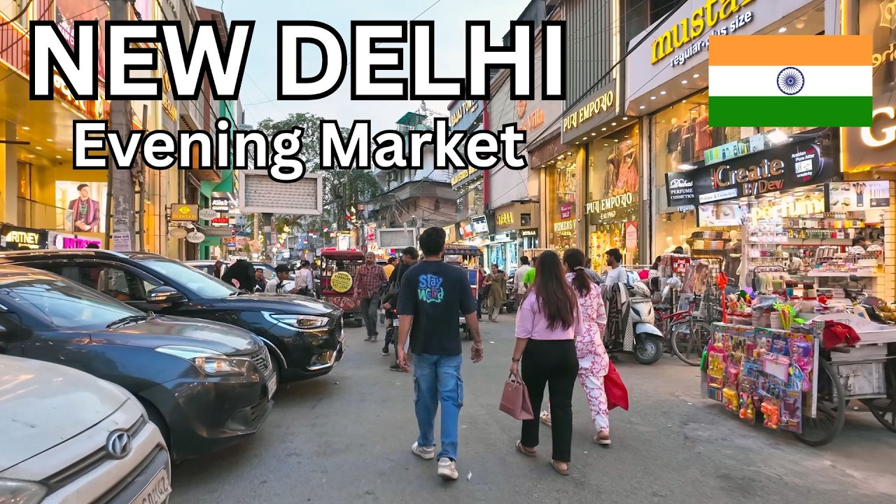 Rajouri Garden Market, New Delhi 🇮🇳 | Evening Crowd & Busy Shopping Streets (4K Walking Tour 2026)