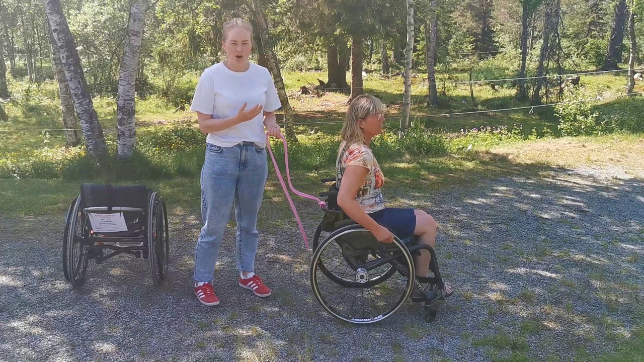 Grunnleggende rullestolteknikk - Sikring