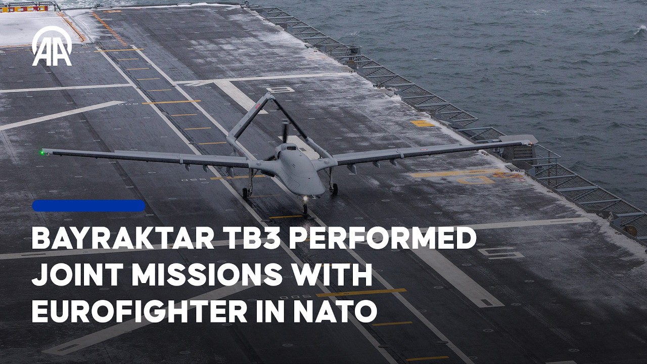 Turkish UCAV Bayraktar TB3 completes 8-hour NATO mission with Eurofighters