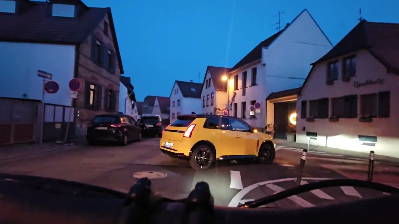 🇩🇪Germany/Winter Sunset/Bicycle/4Kزندگی با دوچرخه