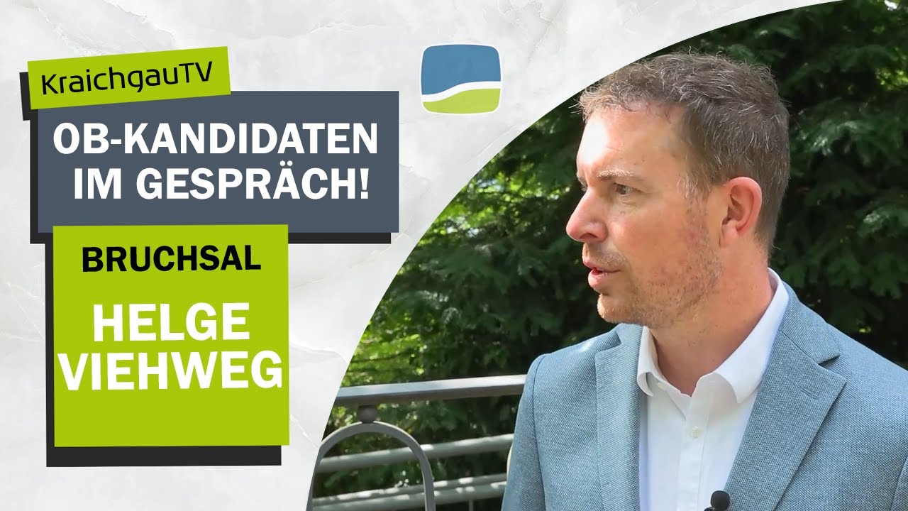 OB-Wahl in Bruchsal | Kennenlern-Gespräch mit Helge Viehweg (SPD)