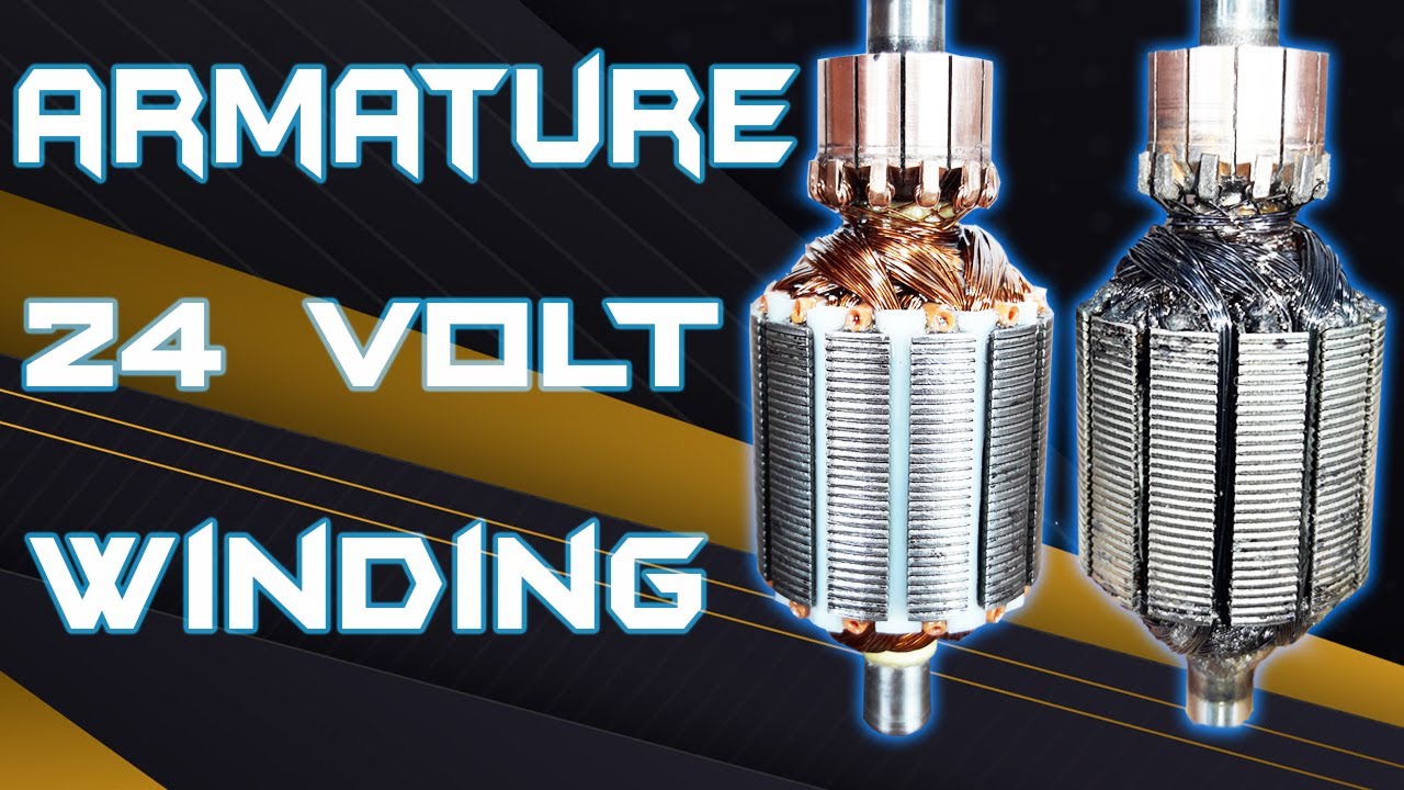 winding 24 volt DC armature
