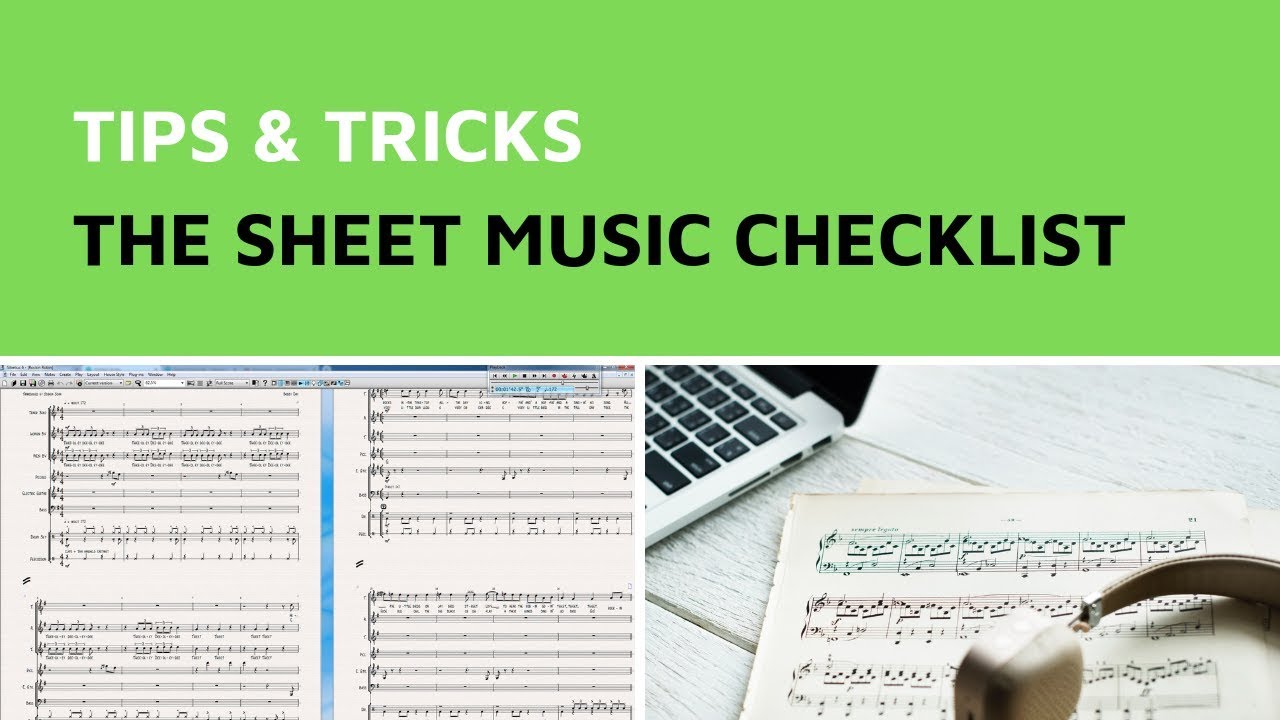 Composing Secrets 🎵 The Sheet Music Checklist
