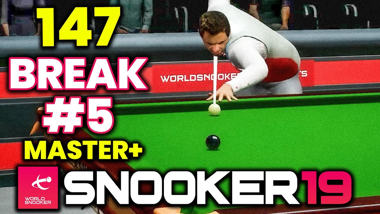 Snooker 19 147 Maximum Break #5 | Master+ Aiming Aid