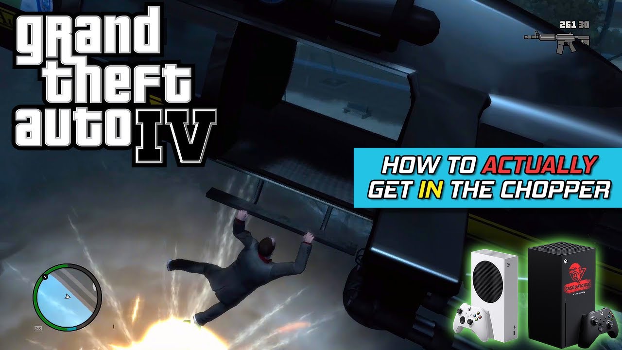 GTA 4 &mdash; Как попасть в последний вертолёт &mdash; Xbox Series XS 🎮