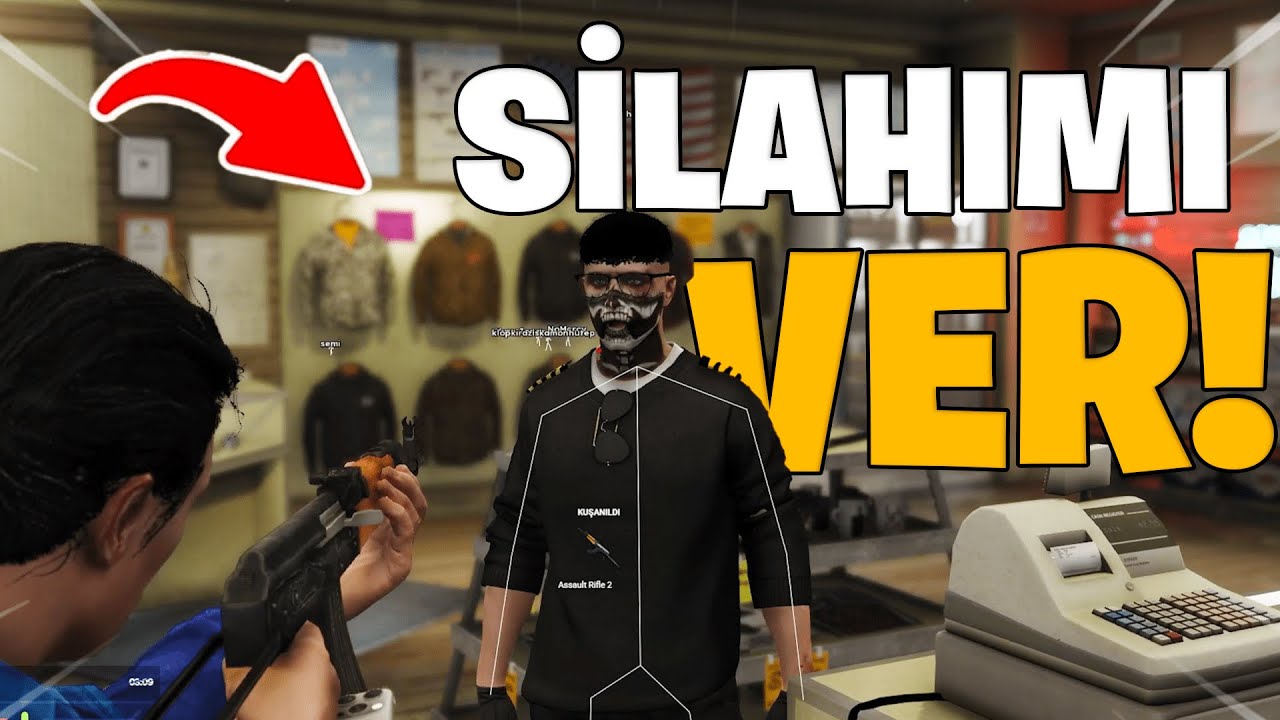 Fivem Hile İle Fake Silahçı Olmak!? - silah bastım (Fivem Hile Troll)