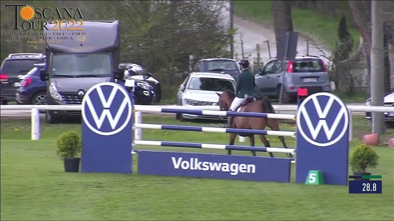 CSI4* Arezzo - Gold Tour 145 Colman Samy & Davino