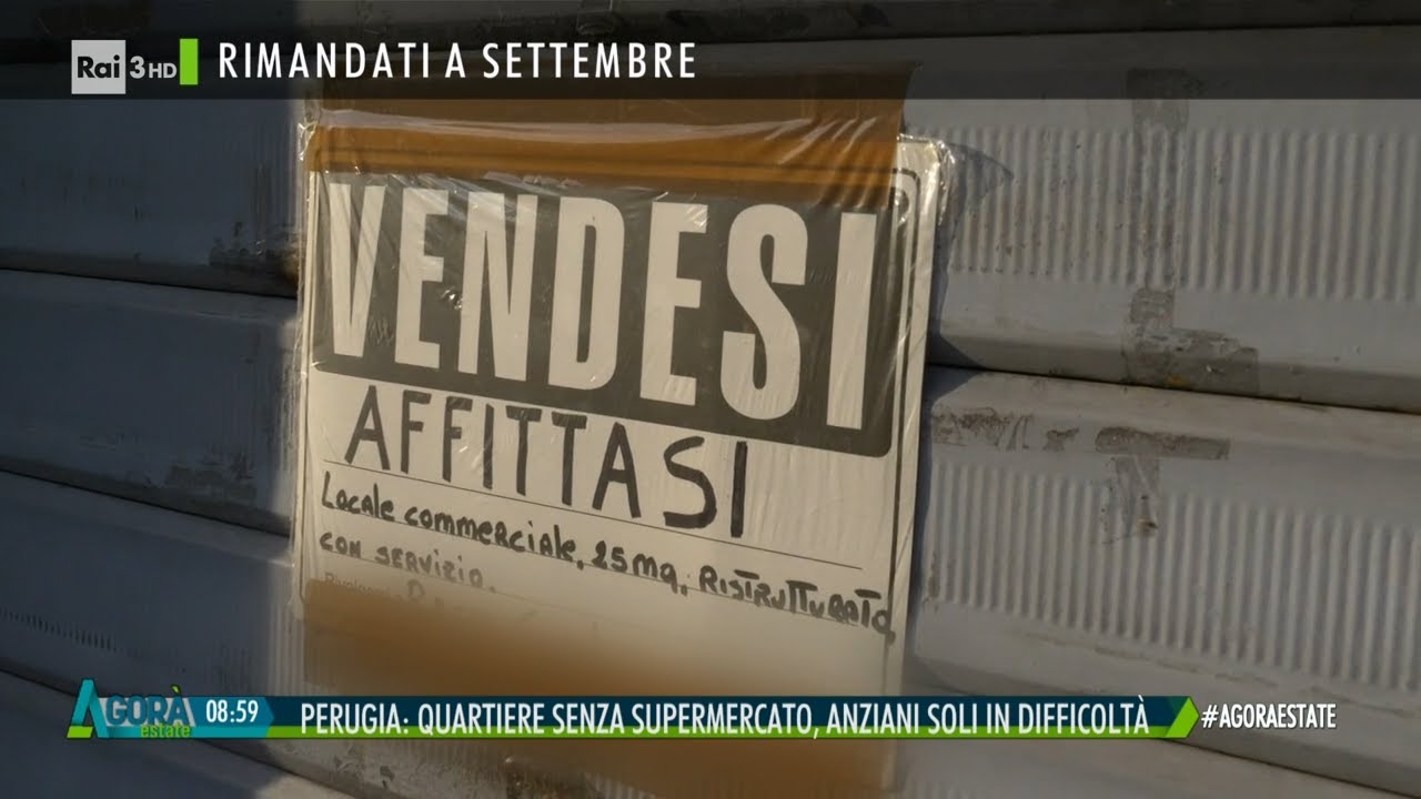 Un quartiere senza negozi - Agorà Estate 04/08/2023