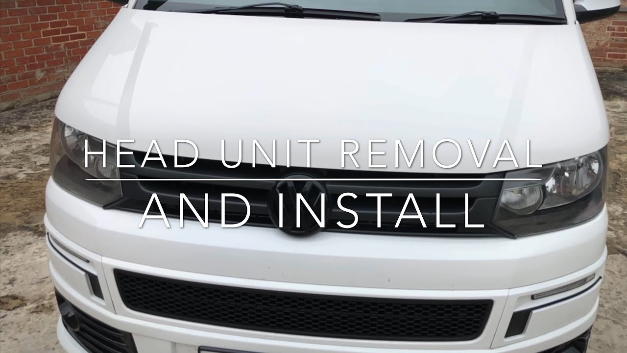 vw t5 headunit removal #diy #builtnotbought #rcd310