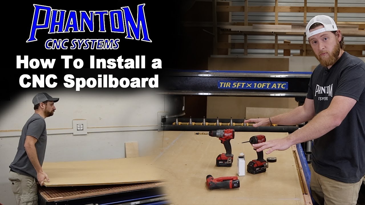 How To Install a Spoilboard on a Phantom CNC