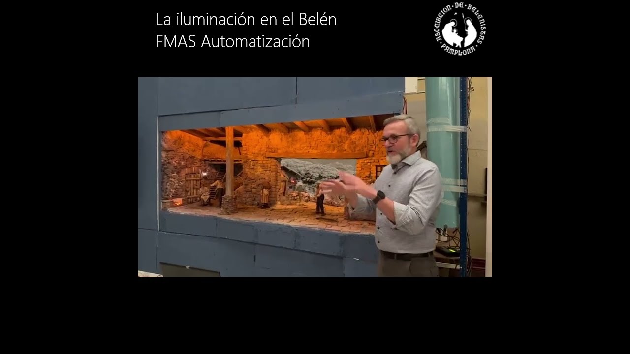 Charla sobre la iluminación en el belén, FMAS Automatización