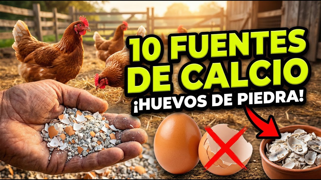 ¡No pierdas dinero! 10 fuentes de CALCIO para una Granja Rentable