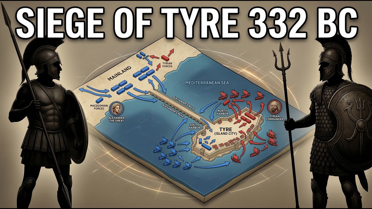 Siege of Tyre 332 BC Alexander the Great MASTERCLASS