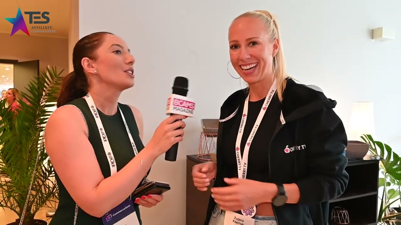 We met Zuzana from Cherry.tv at TES!