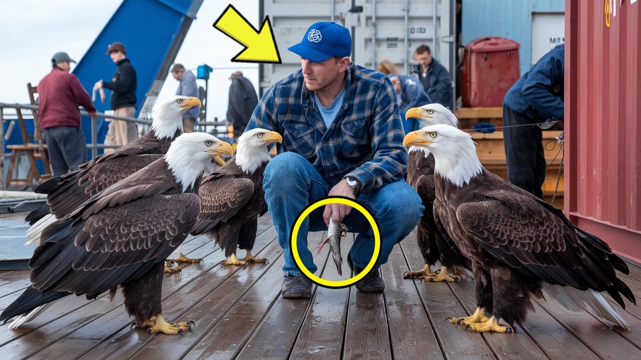 Eagles Follow Dock Worker Every Day &ndash; Discover The Surprising Reason!