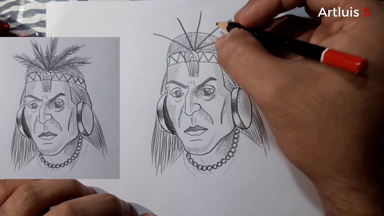 ¿Cómo dibujar a Atahualpa? | Full HD