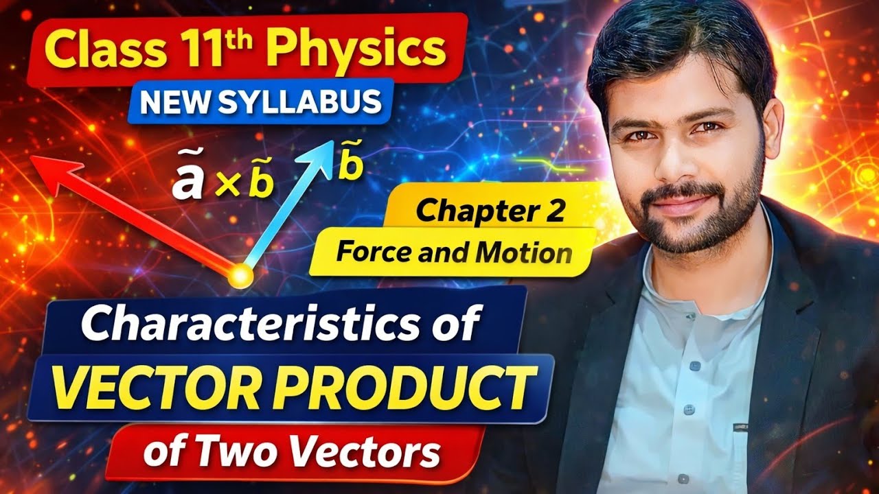 Characteristics of Vector product | Chapter 2 force and motion New Syllabus class 11th Physics 