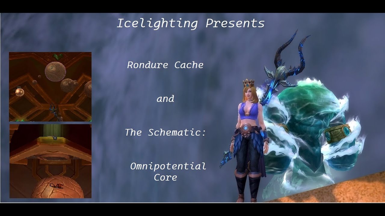 Schematic: Omnipotential Core And Rondure Cache- Zereth Mortis- Resonant Peaks- Craftable Battle Pet