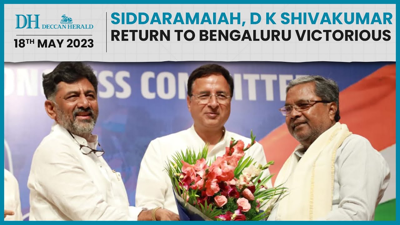 Siddaramaiah elected CLP leader, to return to Delhi tomorrow with DK Shivakumar