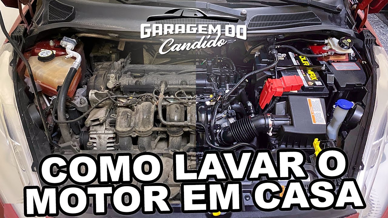 COMO LAVAR O MOTOR EM CASA