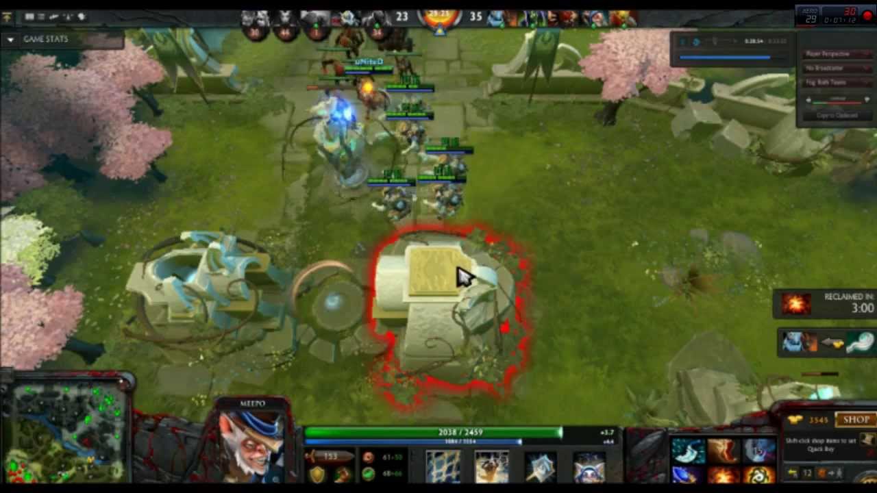 Dota 2 Pro Meepo 26 Kills & 939 GPM within 30 minutes~!