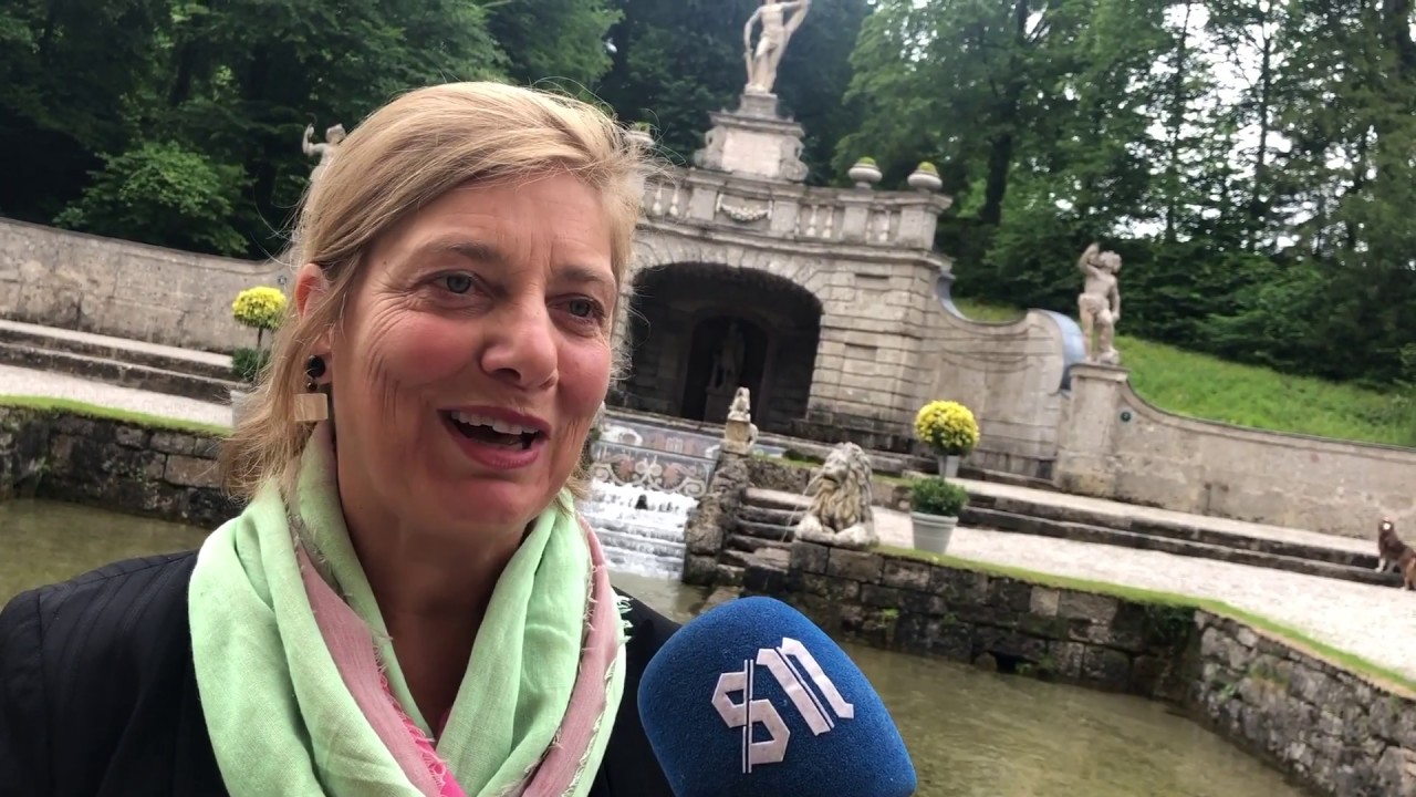Mit dem Audioguide durch die Wasserspiele Hellbrunn