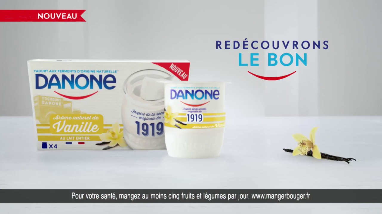 Danone Yaourt - Le nouveau yaourt Danone 1919 !