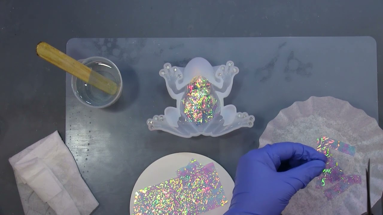 Stunning Resin Frog using Fantasy Film and a Police Story of me, a stranger and a dark street