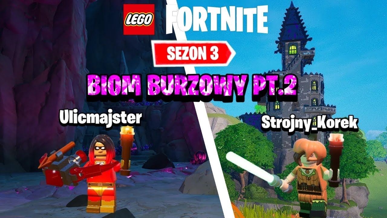 Burzowa JASKINIA i Kryjówka KRUKA! Biom Burzowy pt.2! #11 LEGO Fortnite Sezon 3