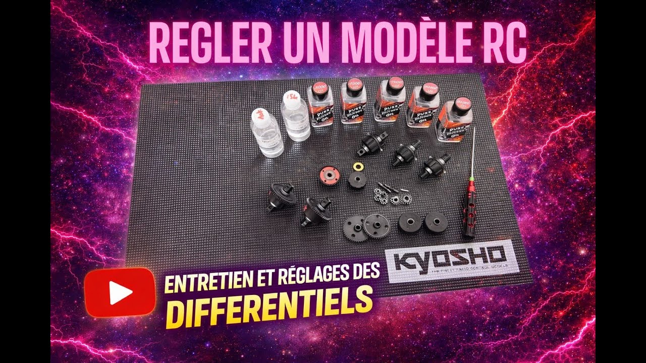 TECHNIQUE | Régler un modèle RC 1/8 Tout Terrain | Entretien et réglages des différentiels !!