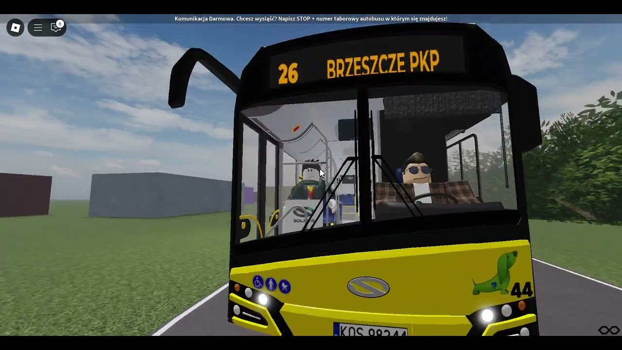 Roblox: MZK Oświęcim Solaris Urbino 12 IV Hybrid #44 linia 26