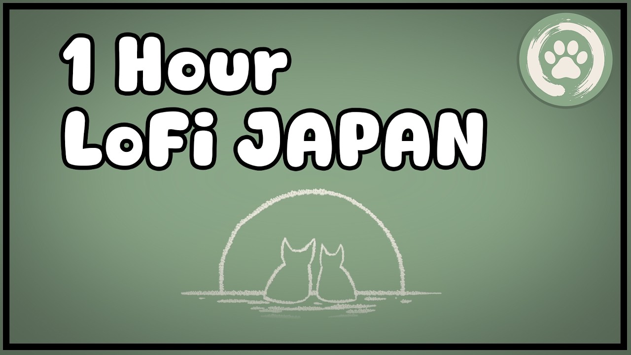 Japanese Town Ambience | 1 Hour of Chill Lofi Beats for Study & Relax
