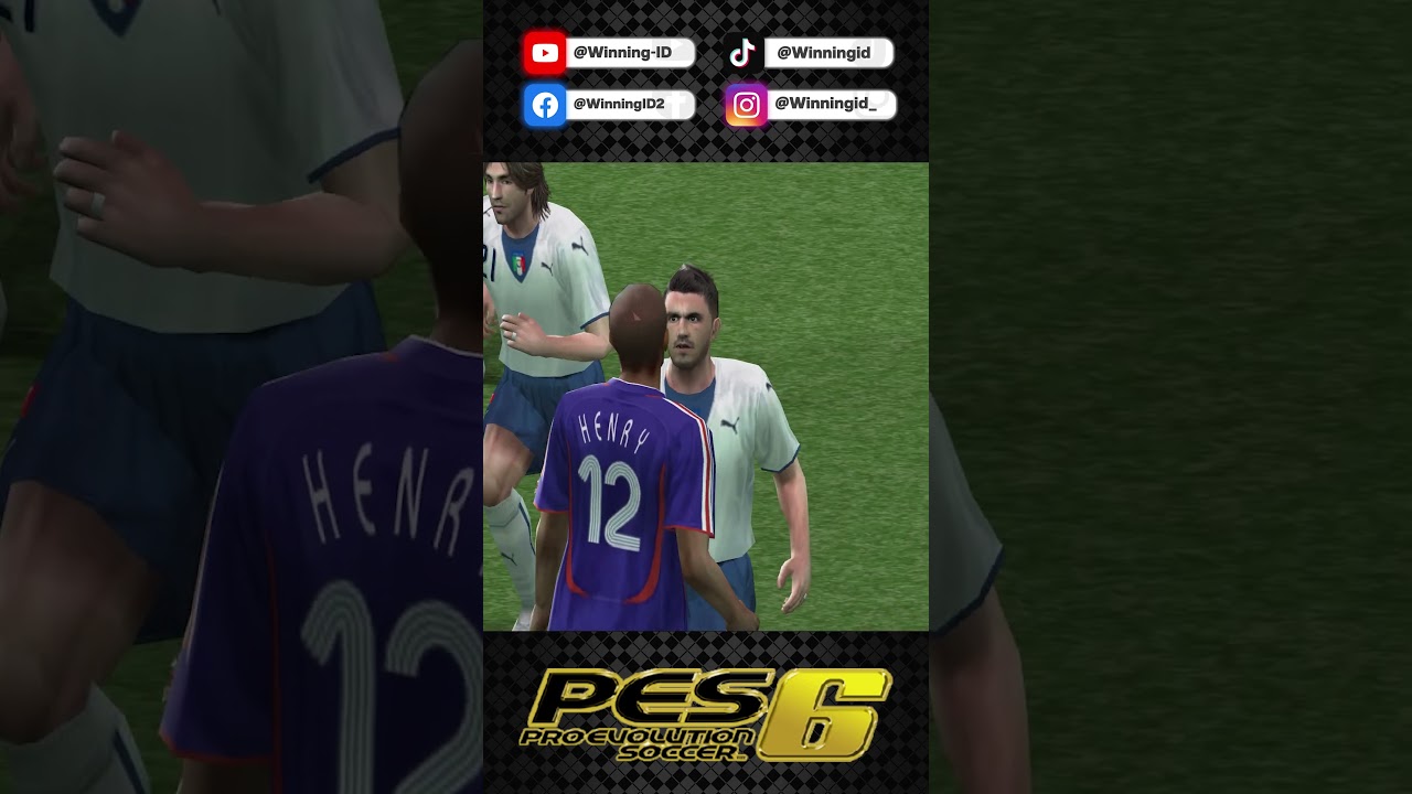 Pro Evolution Soccer 6 Red Card #pes6 #WinningEleven #ps2 #playstation2 #shorts