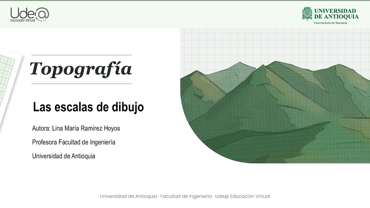 Topografía - Las escalas de dibujo