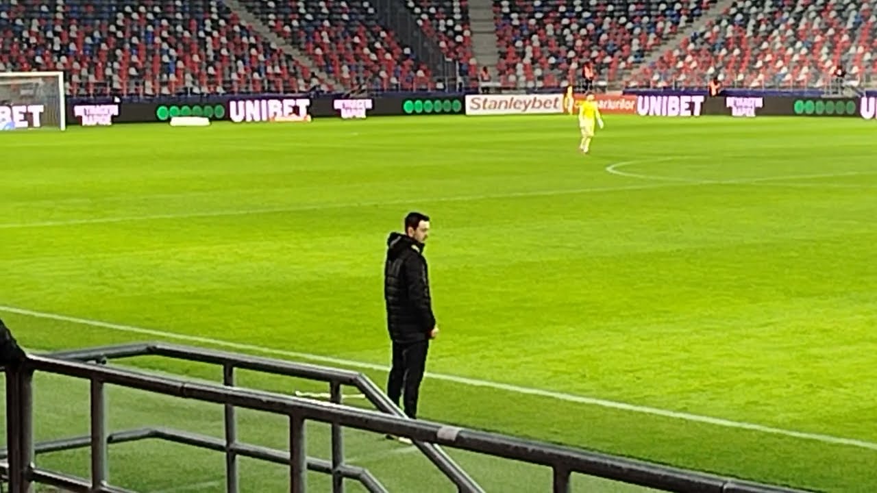 Coach Viorel Ferfelea one of the best young managers in Romania. Steaua vs Slatina 2-1 ⚽ 26.02.2026
