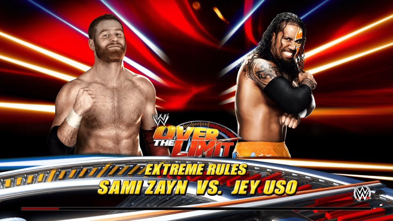 Sami Zayn vs Jey Uso Normal Rules Match WWE 2K15 PC 60 FPS