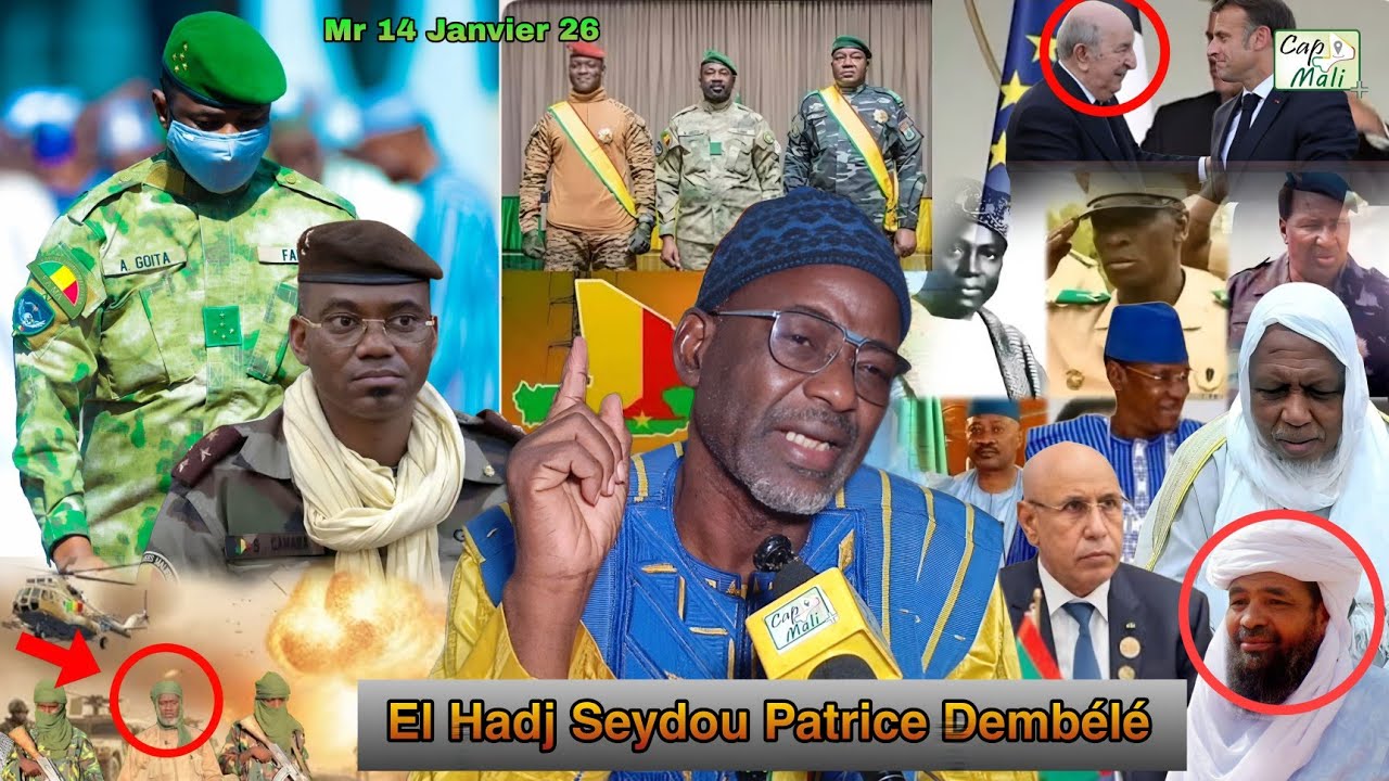 14 janvier 2026 Révélation El Hadj Seydou Patrice sur Iyad Ah Agali, Et beaucoup de nos dirigeants
