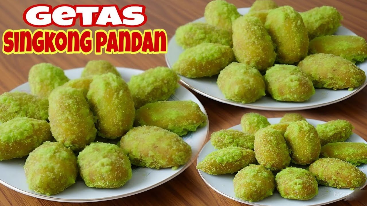 OLAHAN GETAS SINGKONG PANDAN/ENAK COCOK UNTUK TEMAN NGOPI |pandan cassava brittle