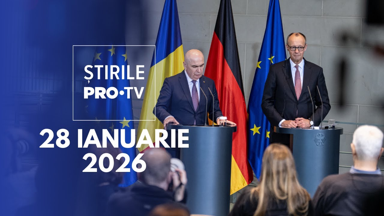 Știrile PRO TV - 28 Ianuarie 2026 | România și Germania, parteneriat pentru apărare