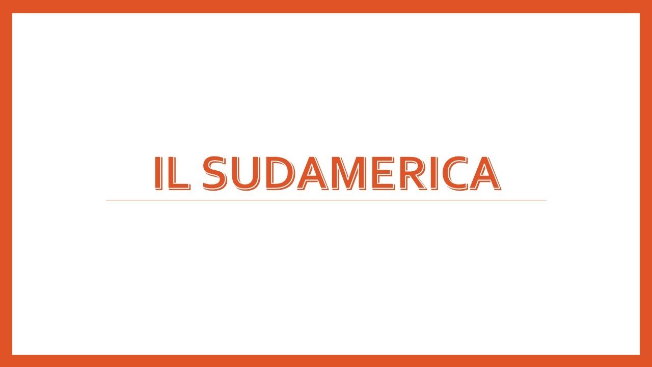 Geografia, Sud America e Brasile